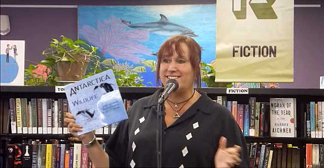 Janet holds Antarctica: Wildlife