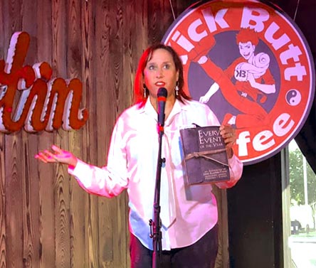 reading from book at Spoken and Heard in Austin 20190729