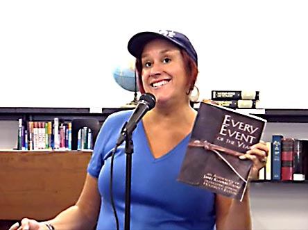 Janet Kuypers reading from book 20191019 a Recycled Reads