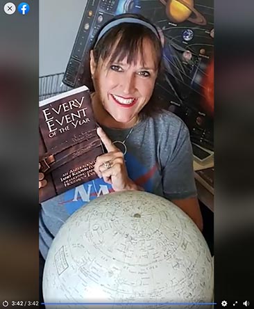 video still from Janet Kuypers reading her poem “Juxtaposition we Experience– from her book “Every Event of the Year (Volume Two: July-December)”