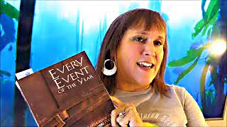 video still from Janet Kuypers reading her poetry 8/27/20 at the Virtual Austin Poetry Society open mic from her book “Every Event of the Year (Volume Two: July-December)”