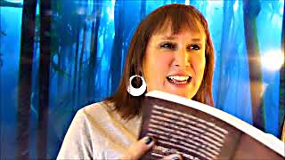 video still from Janet Kuypers reading her poetry 8/27/20 at the Virtual Austin Poetry Society open mic from her book “Every Event of the Year (Volume Two: July-December)”