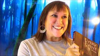 video still from Janet Kuypers reading her poetry 8/27/20 at the Virtual Austin Poetry Society open mic from her book “Every Event of the Year (Volume Two: July-December)”