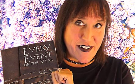 video still from Janet Kuypers reading her poetry 9/24/20 from her book “Every Event of the Year (Volume Two: July-December)” for the Virtual Austin Poetry Society New World Poetry