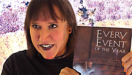 video still from Janet Kuypers reading her poetry 9/24/20 from her book “Every Event of the Year (Volume Two: July-December)” for the Virtual Austin Poetry Society New World Poetry