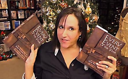 video still from Janet Kuypers reading her poetry 12/29/20 from her book “Every Event of the Year (Volume Two: July-December)” for Spoken World Online