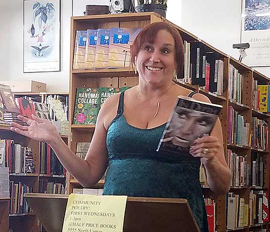 Janet with In Depth at Half price Books