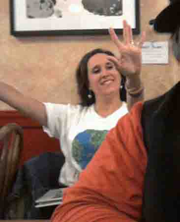 Janet at Cafe Ballou