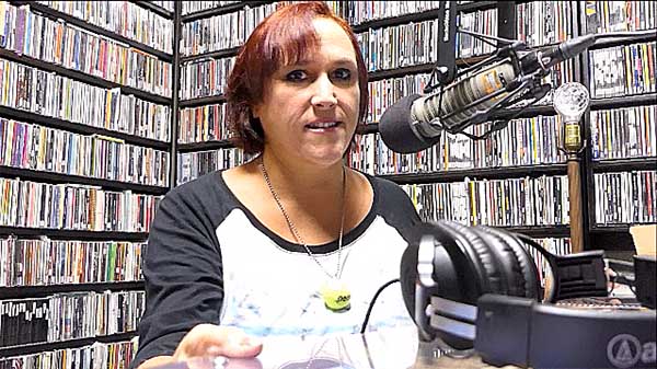 video still form Janet Kuypers interview and poem reafding on WZRD Radio 88.3 FM in Chicago 9/22/18