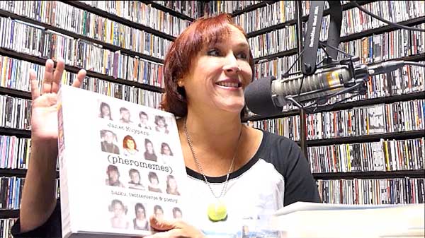 video still form Janet Kuypers interview and poem reafding on WZRD Radio 88.3 FM in Chicago 9/22/18