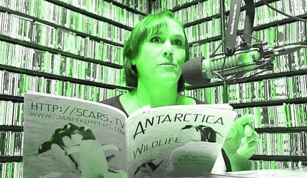 video still form Janet Kuypers interview and poem reafding on WZRD Radio 88.3 FM in Chicago 9/22/18
