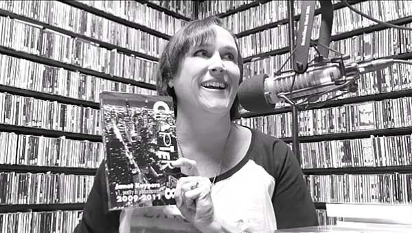 video still form Janet Kuypers interview and poem reafding on WZRD Radio 88.3 FM in Chicago 9/22/18