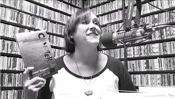 video still form Janet Kuypers interview and poem reafding on WZRD Radio 88.3 FM in Chicago 9/22/18