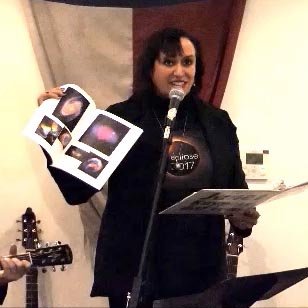 Instagtam image from a video still from Janet Kuypers show