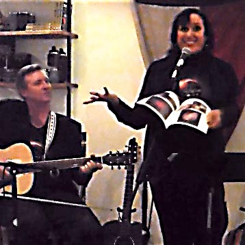 Instagtam image from a video still from Janet Kuypers show
