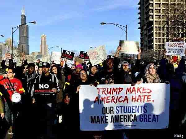 Chicago Riots from NBS5 News