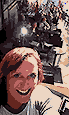 Janet in group selfie