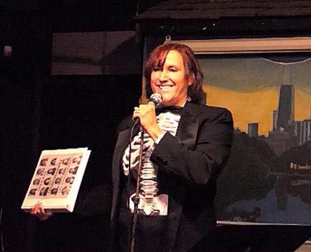 a video still of Janet Kuypers at the Gallery Cab aret 20180925