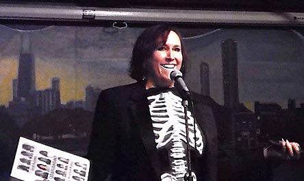 a video still of Janet Kuypers at the Gallery Cab aret 20180925